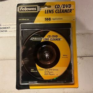 CD/DVD Lens Cleaner - Black